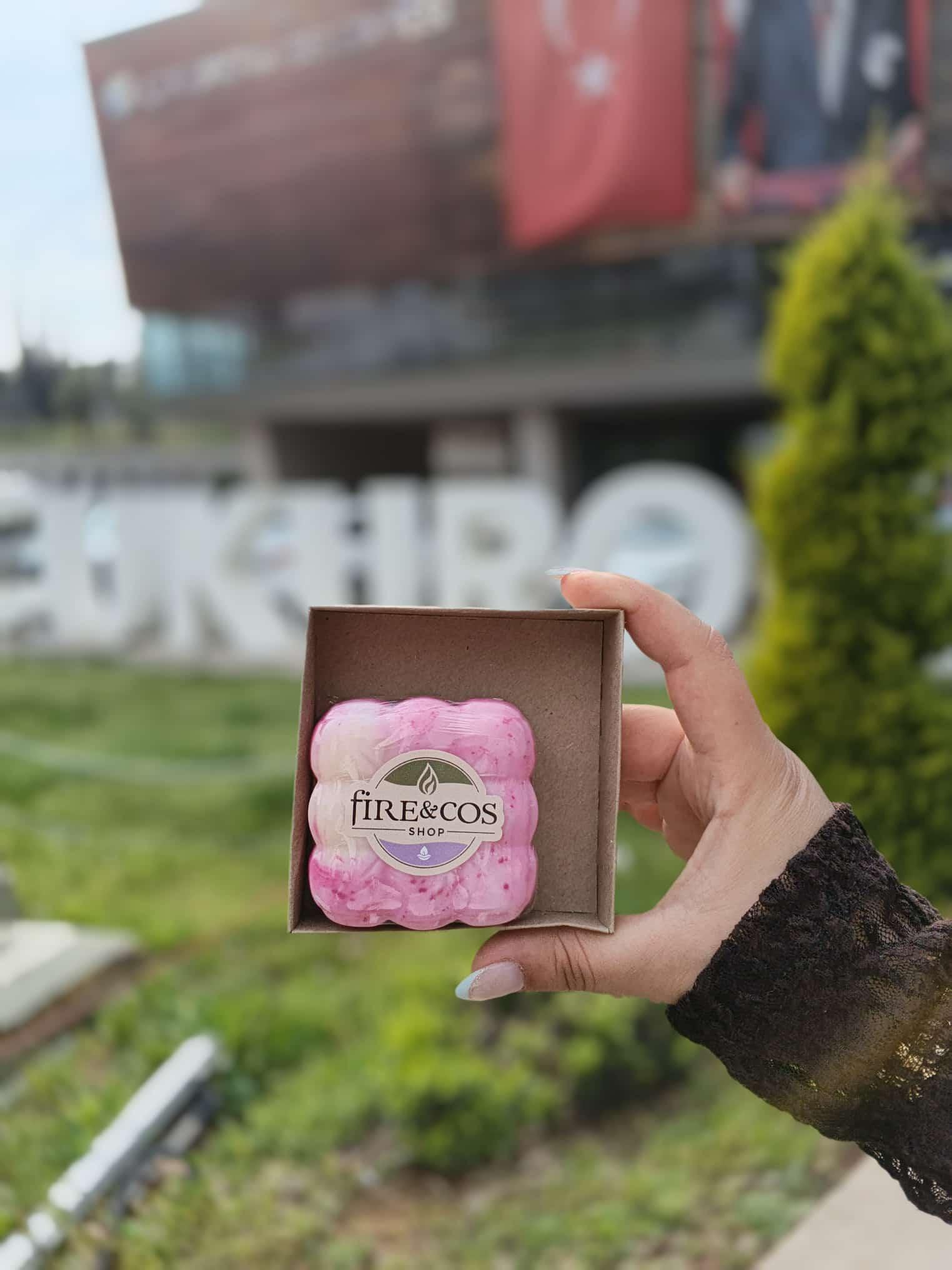 El yapımı Hanımeli Pembe Sabun